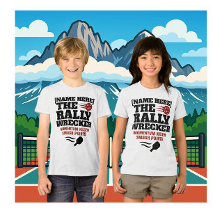 Douane Naam Pickleball Rally Wrecker Tri-Blend Shirt