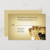 ::DOUANE: Nichole & Jason Las Vegas RSVP (Voorkant / Achterkant)