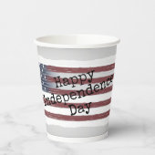 douane Onafhankelijkheidsdag vliegtuig vlag docume Papieren Bekers (Links)