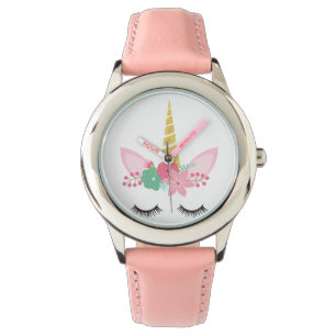 DOUANE PASTEL PINK UNICORN WATCH HORLOGE