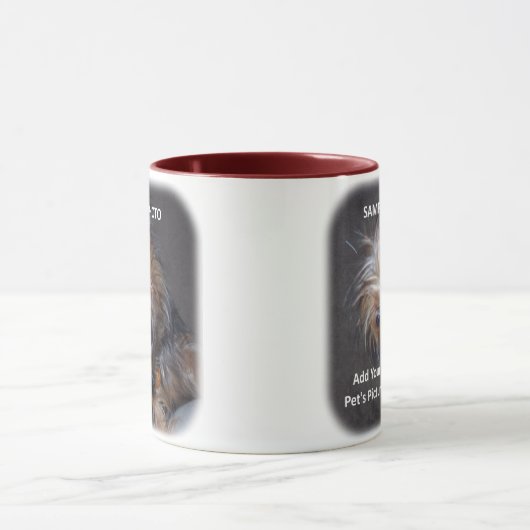 DOUANE Pet Foto UW Afbeelding toevoegen Mok (Midden)