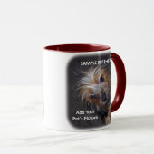 DOUANE Pet Foto UW Afbeelding toevoegen Mok (Voorkant rechts)