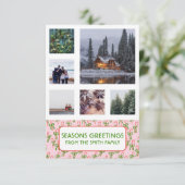 DOUANE PHOTOS Sweet Candy Candes kerstkaarten (Staand voorkant)