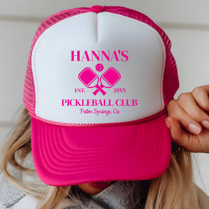 Douane Pickleball Club Pickleball Feest Vrouwen Me Trucker Pet