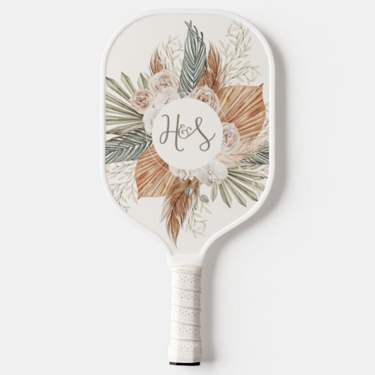 Douane Pickleball Paddles met Foto en Tekst (Achterkant)