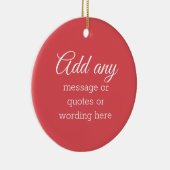 DOUANE Plain Elegant Red-keramisch sieraad Keramisch Ornament (Rechts)