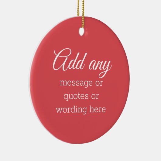 DOUANE Plain Elegant Red-keramisch sieraad Keramisch Ornament (Rechts)