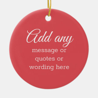 DOUANE Plain Elegant Red-keramisch sieraad Keramisch Ornament