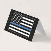 Douane Politie Afdeling Dunne Blauwe Lijn Logo Visitekaartje (Achterkant)