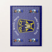 Douane-politieagent Jigzaag Puzzle Legpuzzel (Verticaal)