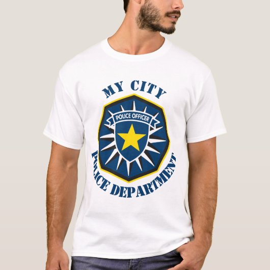 Douane-politieagent Star T-shirt (Voorkant)