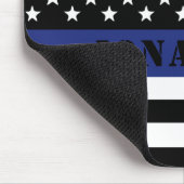 Douane Politieagent Thin Blue Line Police Dept. Muismat (Hoek)