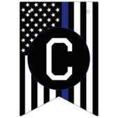 Douane-politiebeambte Thin Blue Line Congrates Vlaggetjes (Eerste vlag)