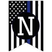 Douane-politiebeambte Thin Blue Line Congrates Vlaggetjes (Derde vlag)