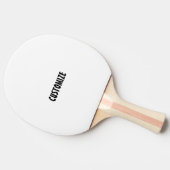 DOUANE PONG PADDLE RUBBER TERUG TAFELTENNISBATJE (Zijkant)