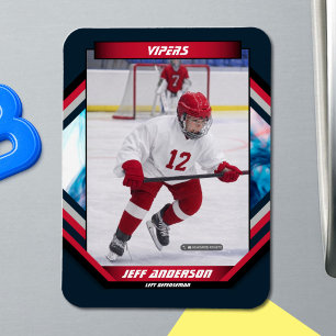 Douane Prime Rood & Marine IJshockey Fotomagneet Magneet