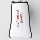 Douane Putter Golf Head Cover (Draai 90)