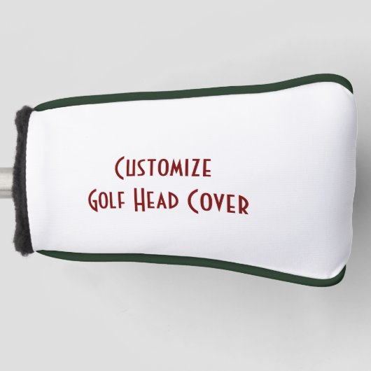 Douane Putter Golf Head Cover (Voorkant)