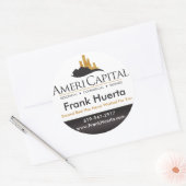 DOUANE Real Estate Seals Ronde Sticker (Envelop)