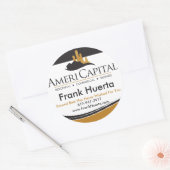 DOUANE Real Estate Seals V3 Ronde Sticker (Envelop)