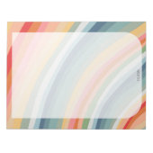 DOUANE regenboog kleurrijk aan DO-notities kooplij Notitieblok (Voorkant)