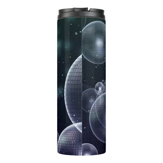 Douane Retro Disco Bachelorette Party Disco Bride Thermosbeker (Achterkant)