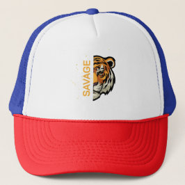 Douane Rood Wit Blau Trucker Hoed Pet
