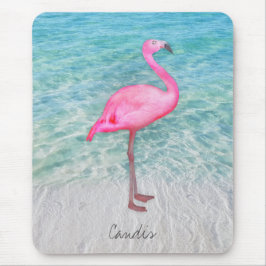 Douane Roze Flamingo Tropical Sandy Beach Modern Muismat
