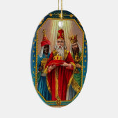 Douane Sint-Nicholas Wisemen kerstversiering Keramisch Ornament (Rechts)