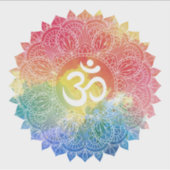 DOUANE SNELLE STICKER: RAINBOW MANDALA STICKER (Voorkant)