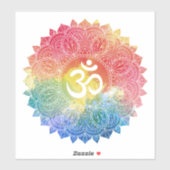 DOUANE SNELLE STICKER: RAINBOW MANDALA STICKER (Vel)