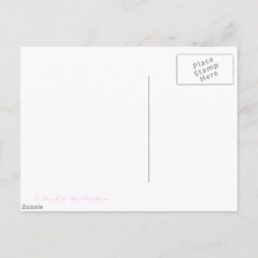 Douane sparen de Datum Assepoester Schuif op Roze Aankondigingskaart (Achterkant)