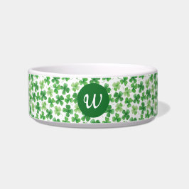 Douane St Patrick's Day Shamrock Green Clover Pet Voerbakje