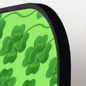 Douane St Patrick's Day Shamrock Green Clover Pickleball Paddle (Links Detail)