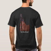 DOUANE - STADSNAAM - IDAHO PATRIOT BURNT WOOD CLR T-SHIRT (Achterkant)