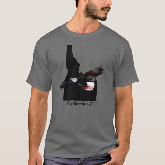 DOUANE - STADSNAAM - SOAREND PATRIOT ELGF IDAHO T-SHIRT (Voorkant)
