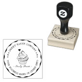 Douane Stempel Rubber | Elegant Thuis Bakkerij Log (Gestempeld)