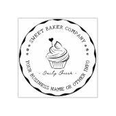 Douane Stempel Rubber | Elegant Thuis Bakkerij Log (Afrduk)