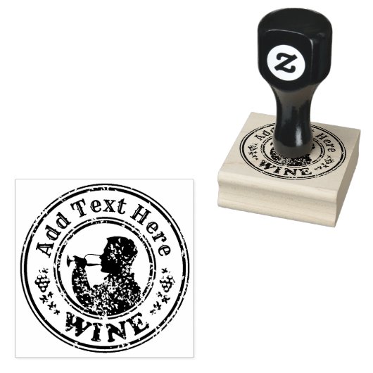 Douane stempel voor wijnproeverij (Gestempeld)