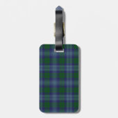 Douane Sutherland Tartan Pset Bagagelabel (Achterkant verticaal)
