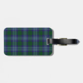 Douane Sutherland Tartan Pset Bagagelabel (Achterkant horizontaal)