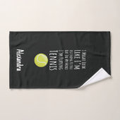 Douane Tennis Handdoeken Funny Players Liefhebbers (Handdoek)
