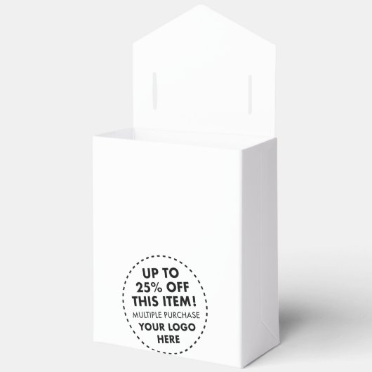 Douane tent favor dozen dozen 25% korting bulk aan bedankdoosjes (Open)