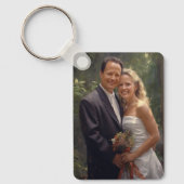 Douane Twee Afbeelding Dubbelzijdig Aluminium Sleutelhanger (Voorkant)