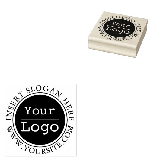 Douane Uw Logo van het Bedrijf Rubberstempel (Gestempeld)