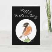 Douane Vaderdag Stonechat, de Vogel van de Kaart (Voorkant)