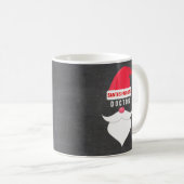 Douane van de Arts van de grappige Kerstman van Koffiemok (Voorkant rechts)