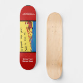 Douane van de Kunst Derp van de Kerstman van Persoonlijk Skateboard (Voorkant)
