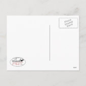 Douane van Kerstmis van de Sjaal van de Winter van Feestdagenkaart (Achterkant)