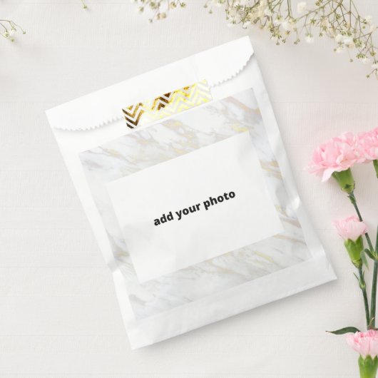 douane voeg uw fotobedrijf een gunsttas toe bedankzakje (Gezegeld)